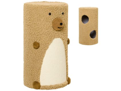 Škrabací medvěd s jeskyní a škrabací plochou o Ø35 x 66 V cm