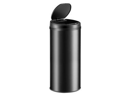 Bezdotykový odpadkový koš, 40 l, černý