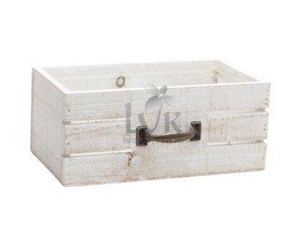 Dřevěný květináč šuplík 10 x 23 x 13 cm