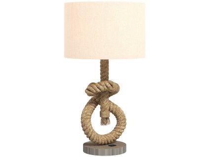 Stolní lampa s USB portem, dekorativní, námořní styl