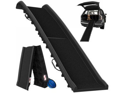 Rampa pro psy do auta skládací, 156 cm