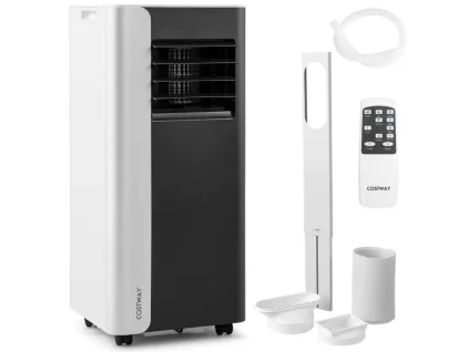 Mobilní klimatizace 7000 BTU 3v1, do 28 m², černá