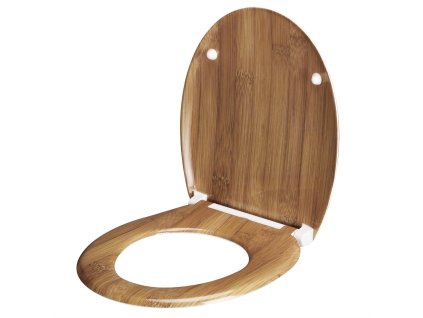 WC sedátko s automatickým spouštěním dekor bambus - KOSMETICKÁ VADA