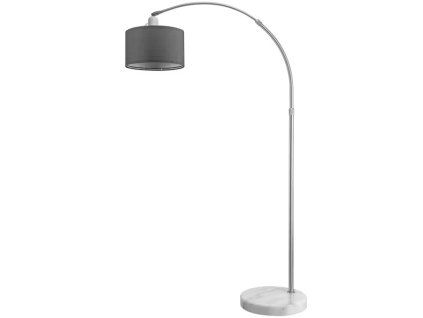Oblouková lampa nastavitelná, mramorová základna
