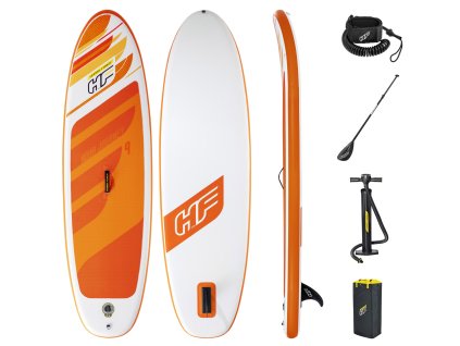 Nafukovací paddleboard s pumpou s manometrem a pádlem