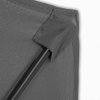 Kingsleeve půlkruhový slunečník antracit průměr 270 cm