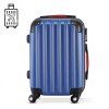 Sada skořepinových kufrů 3-dílná modrá 36 l, 68 l, 89 l