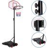 Basketbalový koš výškově nastavitelný 179 209 cm s kolečky 3