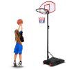 Basketbalový koš výškově nastavitelný 179 209 cm s kolečky 4