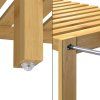 Bambusový regál 4 police 110x33x33cm 6