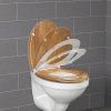 WC sedátko s automatickým spouštěním bambus