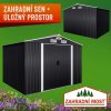 Zahradní domek kovový 260 x 205 (v.180) cm, antracit