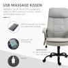 Masážní kancelářská výškově nastavitelná otočná židle, ergonomická,