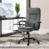Masážní kancelářská výškově nastavitelná otočná židle, ergonomická, šedá