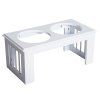 Miska na krmení pro psy z nerezové oceli 58,4 x 30,5 x 25,4 cm