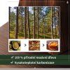 Okrasná kaskádová fontána s vodopádem, vč. vodního čerpadla, jedlové dřevo, 44,5 x 44,5 x 58,5 cm