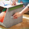 Sada 3 dětských boxů na hračky, magnetické víko, zvířecí motiv