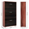 Casaria výklopný botník wenge-černý 115 x 61 x 24 cm