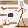 Stojací lampa dřevěný panák, 160 cm
