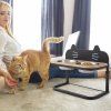 Miska na krmení pro kočky výškově nastavitelná do 25,5 cm, černá 1