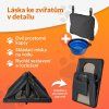 Skládací cestovní box pro psy XXXL, antracitový