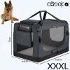 Skládací cestovní box pro psy XXXL, antracitový