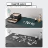 Organizér na šperky se dvěma přihrádkami a zrcadlem, černý