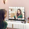 Kosmetické zrcadlo se 3 světelnými LED režimy, velké