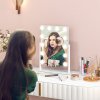 Kosmetické zrcadlo se 3 světelnými LED režimy, malé