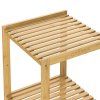 Casaria bambusový regál 5 polic 140x33x33cm