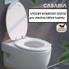 WC sedátko s automatickým spouštěním bílé