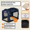 Skládací cestovní box pro psy XL, modrý