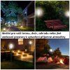 Solární zahradní LED lucerny 2 ks