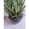 Umělá květina Orchidea v květináč 120 cm, fialová