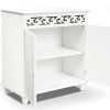 Casaria komoda bílá 76 x 65 x 35 cm