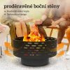 Přenosné ohniště 3v1, průměr 60 cm, antracit