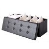 Casaria taburet s úložným prostorem 115 x 38 x 38 cm černý