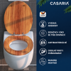 WC sedátko s automatickým spouštěním dekor dřevo