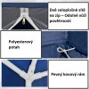 Zahradní altán s moskytiérou modrý 3 x 3 m