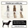Pohovka pro psy, modrá (zvíře do 30 kg a 60 cm)