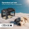 Skládací cestovní box pro psy XXL, antracitový
