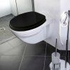 Casaria WC sedátko s automatickým spouštěním černé