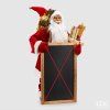 Santa postavička s tabulí na křídu malá - výška 45 cm - chybějící části