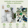 Koupelnová skříňka nad WC s nastavitelnými policemi, bílá