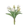 Umělá kytice Tulipány 5 ks, střapaté, více barev