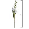 Umělá květina Gladiola / Mečík 96 cm, bílá