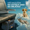 Skládací cestovní taška pro kočky, modrá
