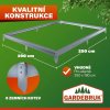 Kompletní skleníkový set se 2 otvírači oken a základnou 250 x 190 cm