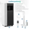 Mobilní klimatizace 7000 BTU 3v1, do 28 m², černá
