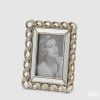 Fotorámeček se stříbrným kovovým dekorem, 24 x 18 cm - OPRAVENÝ KUS